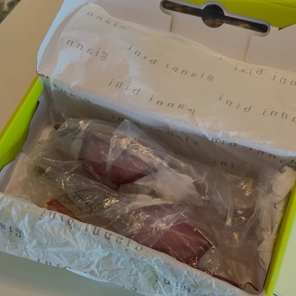 Gianni Bibi Kitti Mesh Square Toe Kitten Heel Dress Slides - Picture 12 of 12